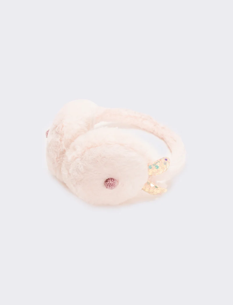 Copriorecchie coniglietta bambina - Rosa