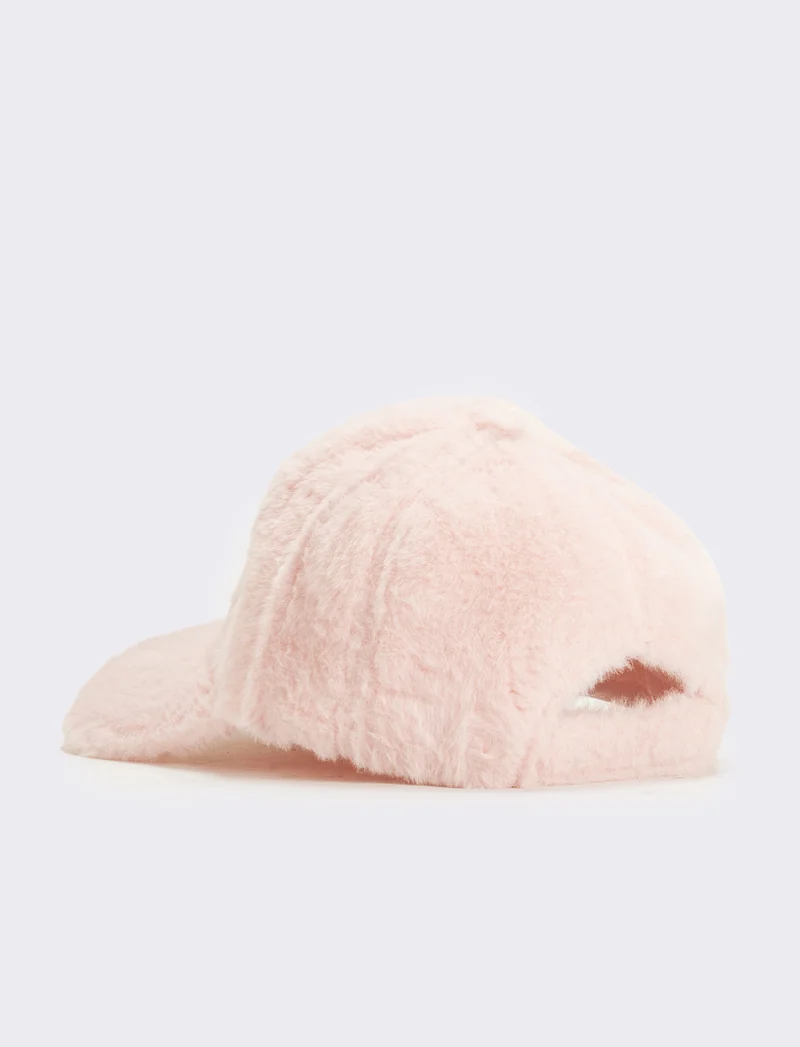 Cappello baseball pelliccia - Rosa