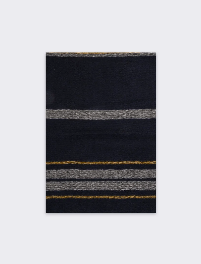 Foulard righe larghe uomo - Blu