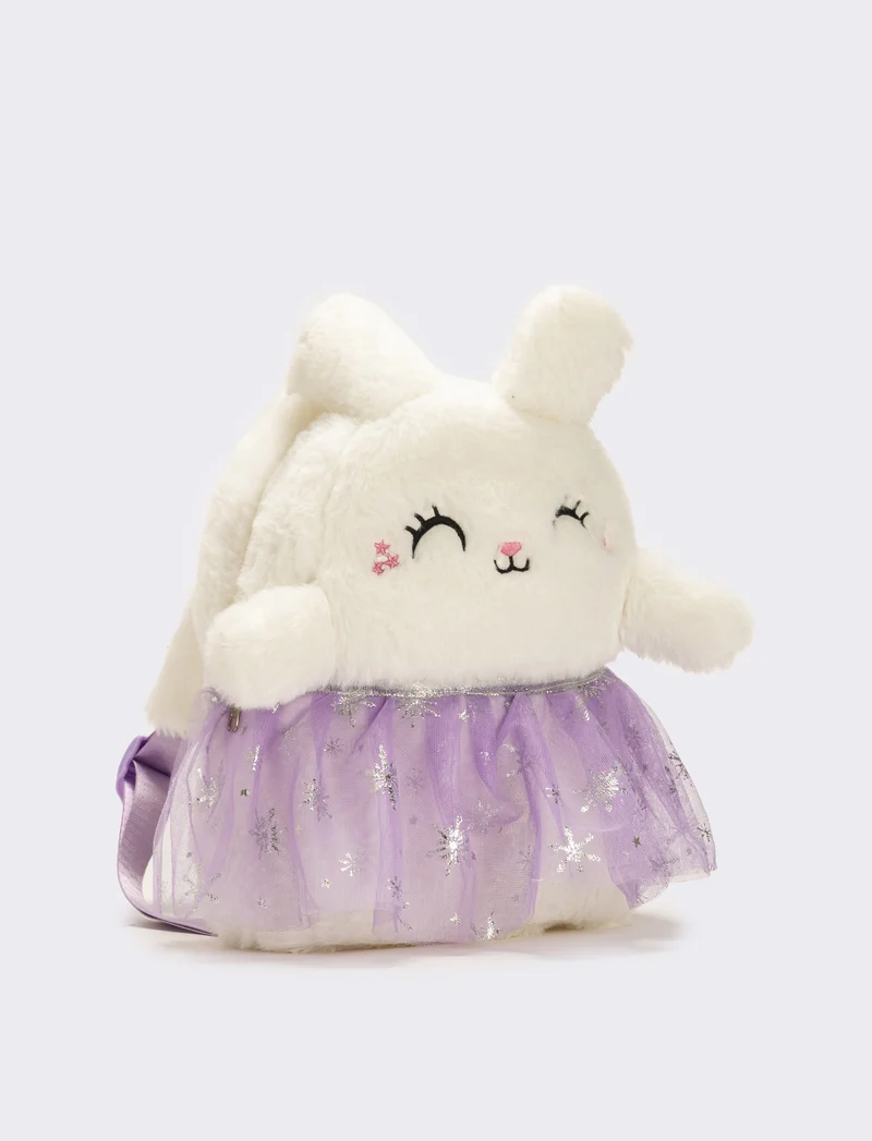 Zaino coniglietta con gonnellina in tulle - Lilla