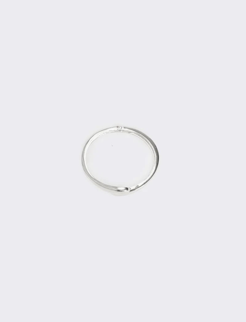 Bracciale rigido chiusura goccia - Argento