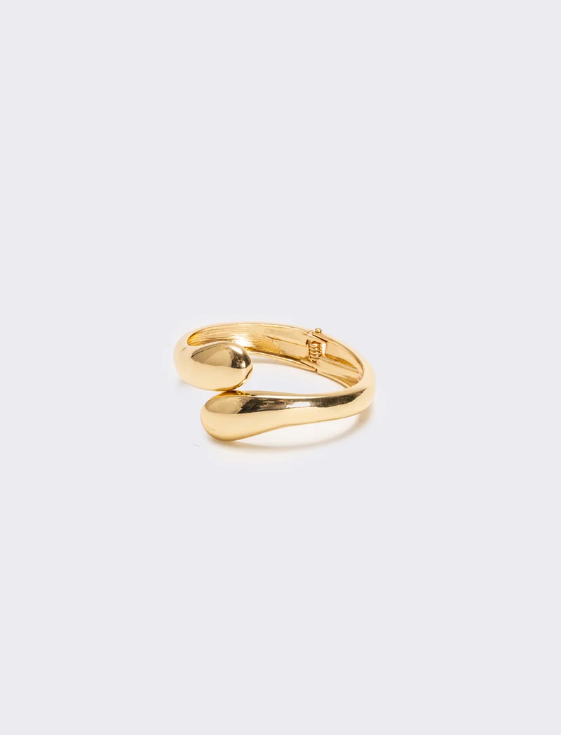 Bracciale rigido chiusura goccia - Oro