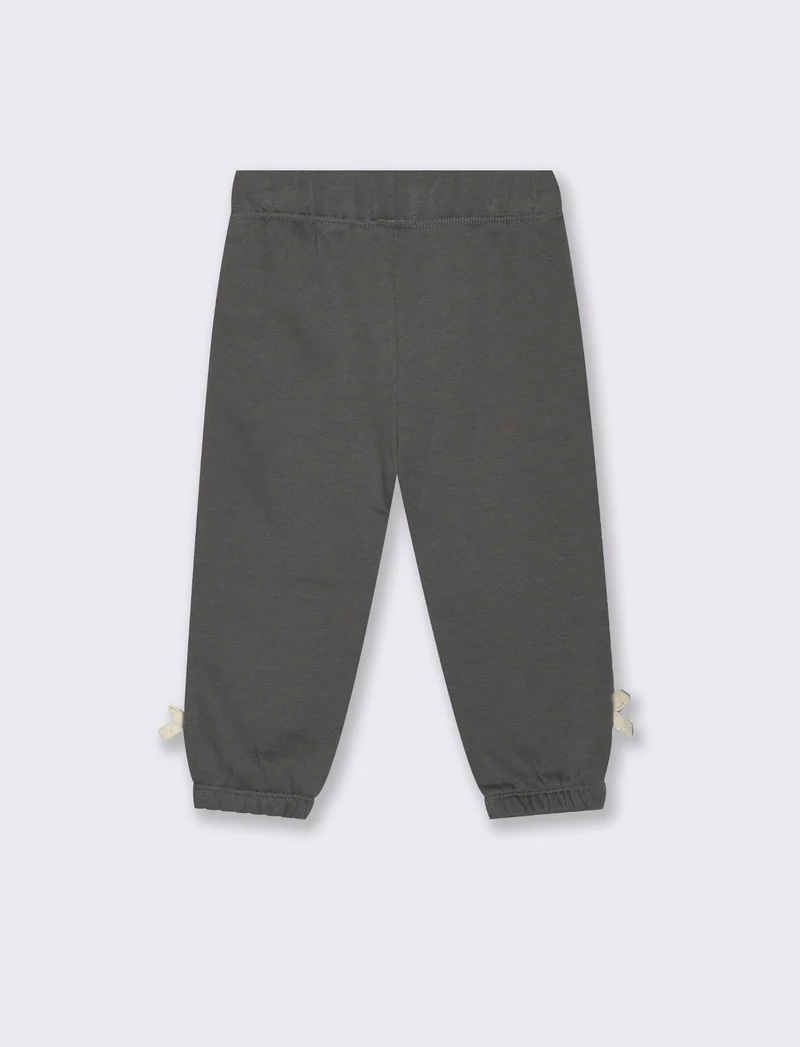 Jogger con nastro applicato - Grigio piombo