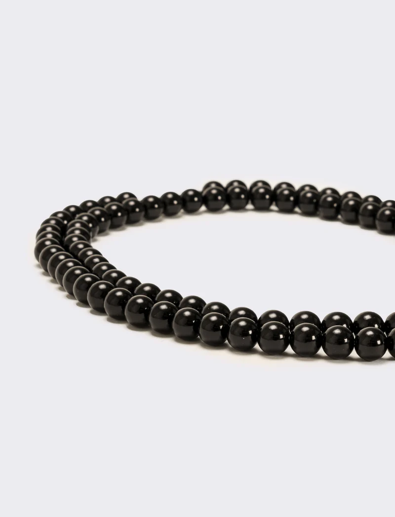 Collana charleston 12mm - Nero