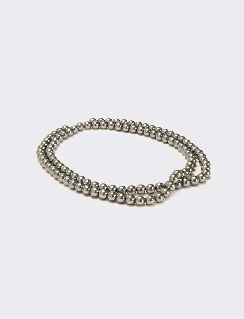 Collana charleston 12mm - Grigio