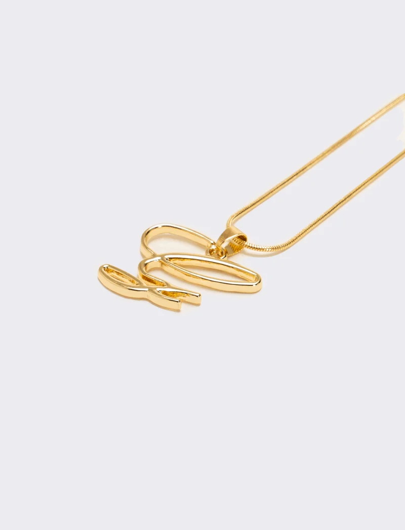 Collana letterina intercambiabile - Var 4