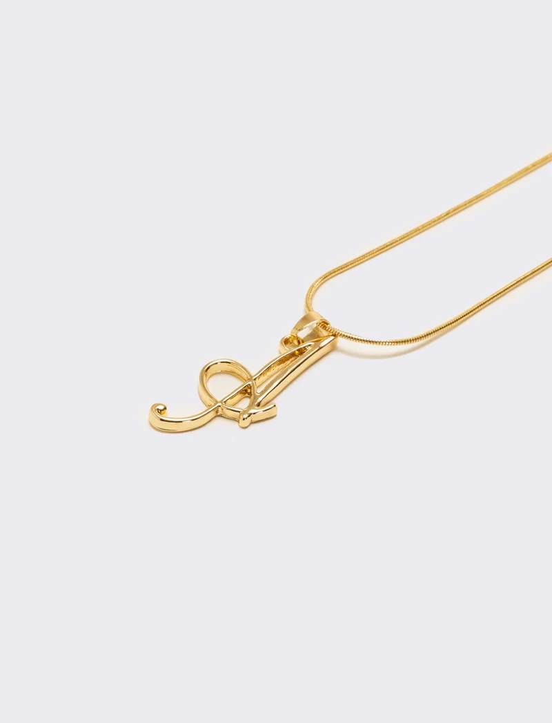Collana letterina intercambiabile - var 1