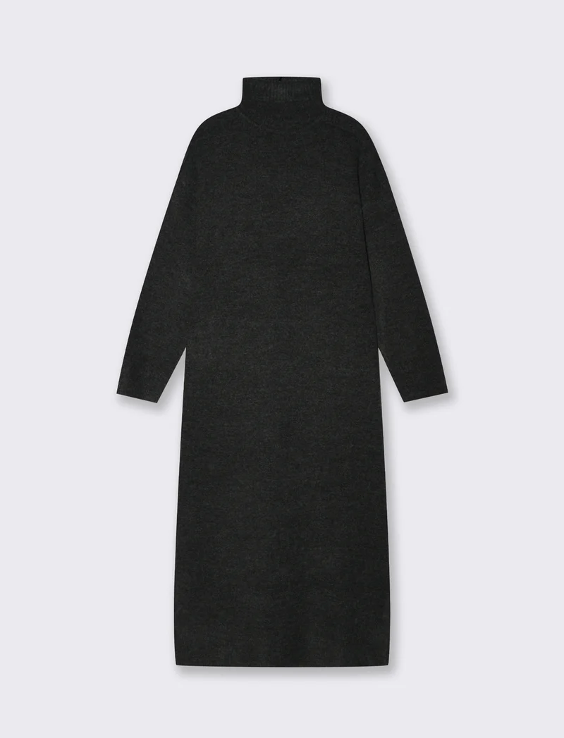 VESTITO IN MAGLIA - Antracite melange