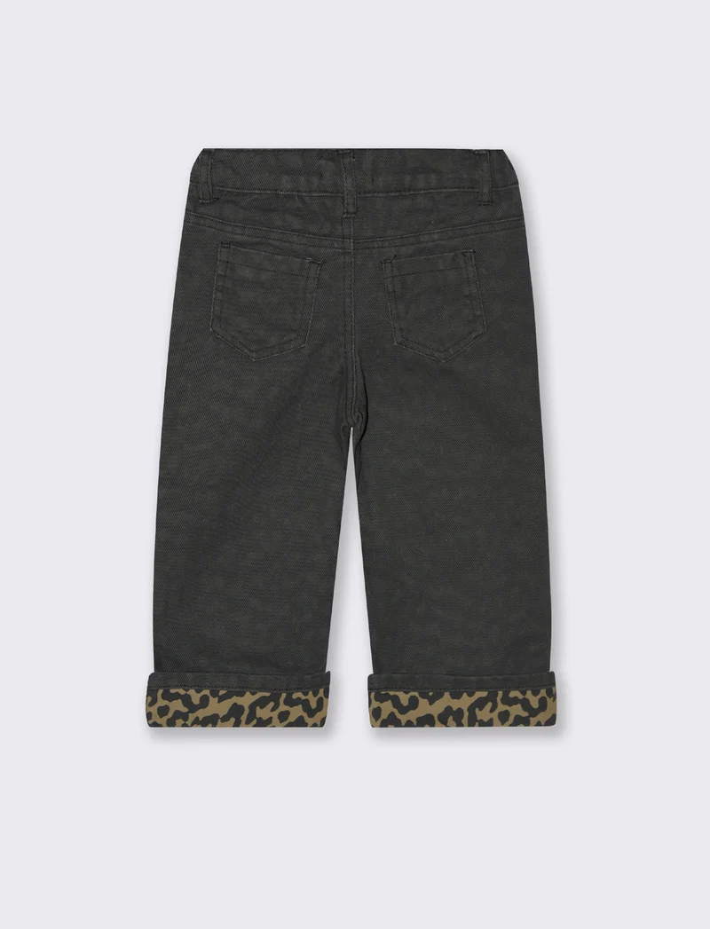 Jeans risvolto maculato - Maculato