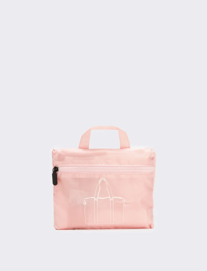 Borsone donna da viaggio in nylon - Rosa