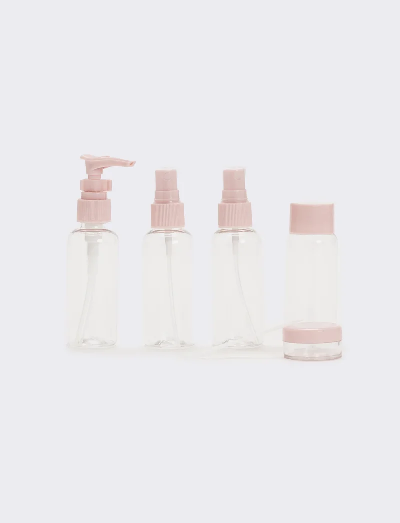 Set dispenser da viaggio - Rosa