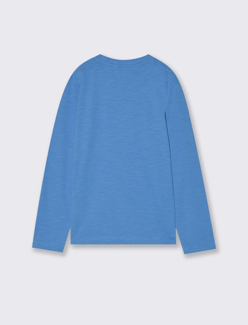 T-shirt maniche lunghe - Blu oceano