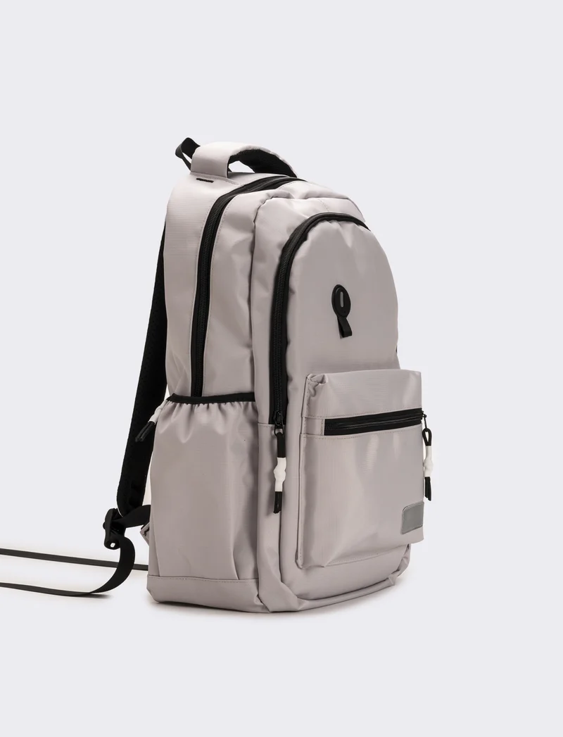 Zaino uomo con tasca grande - Grigio