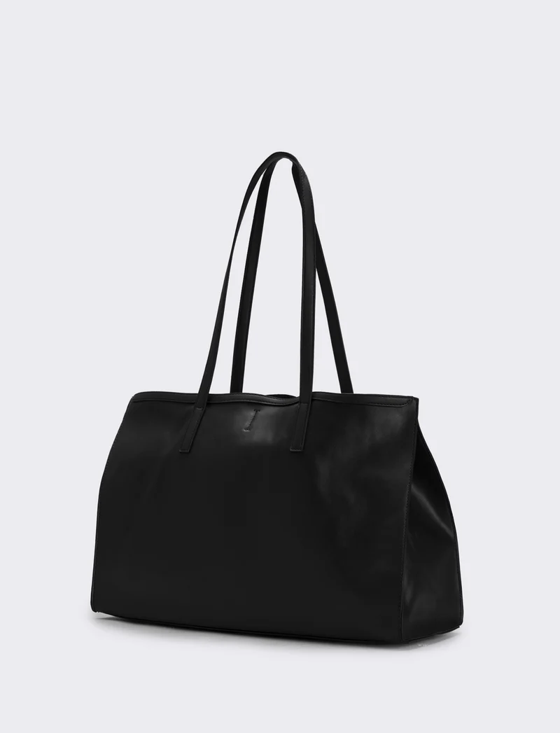 Borsa shopping basic donna - Nero