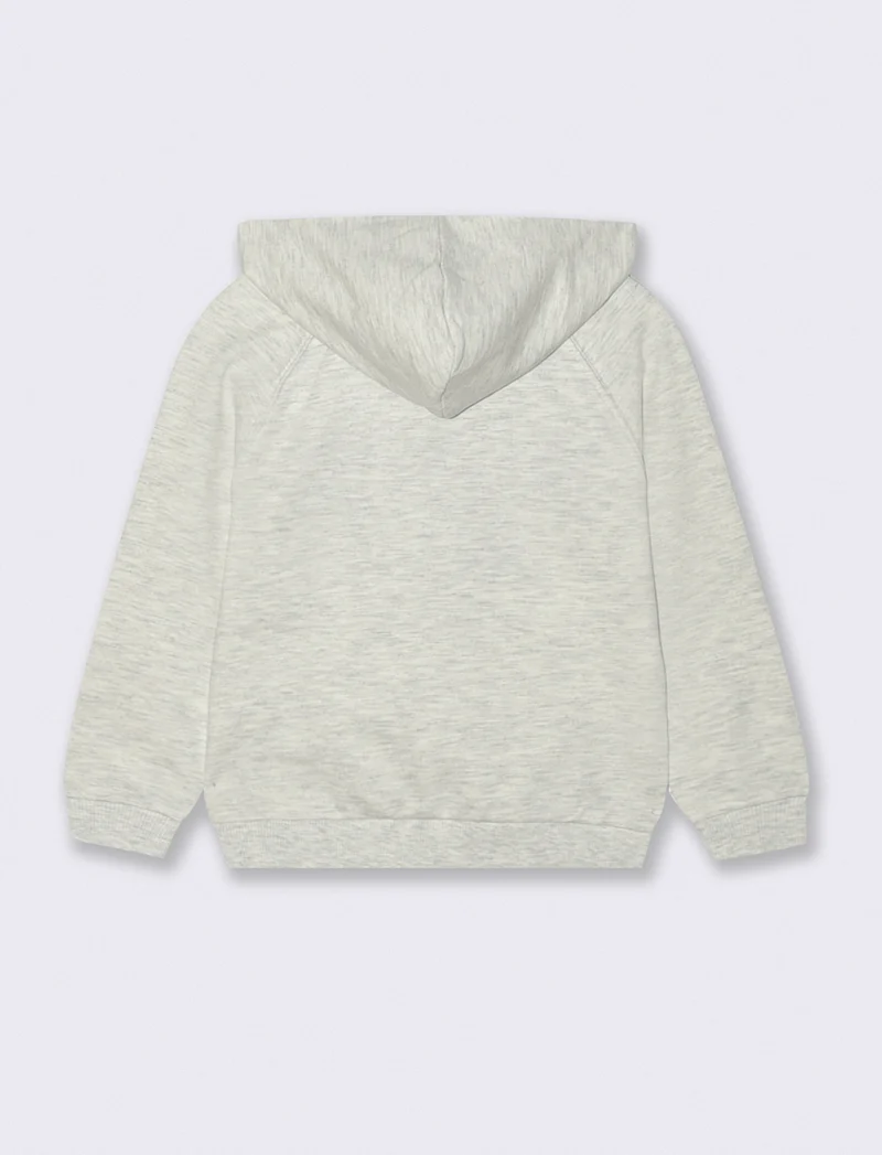 Felpa con patch applicato - Grigio mel.