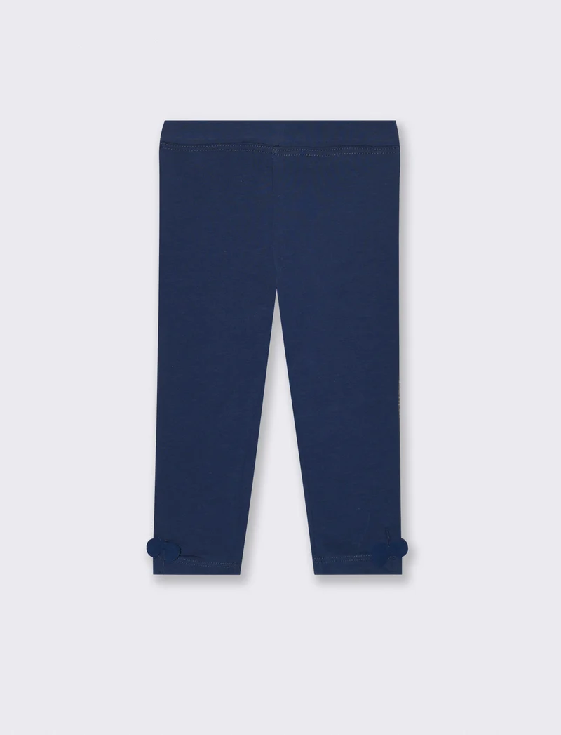 LEGGINS IN COTONE. - Blu