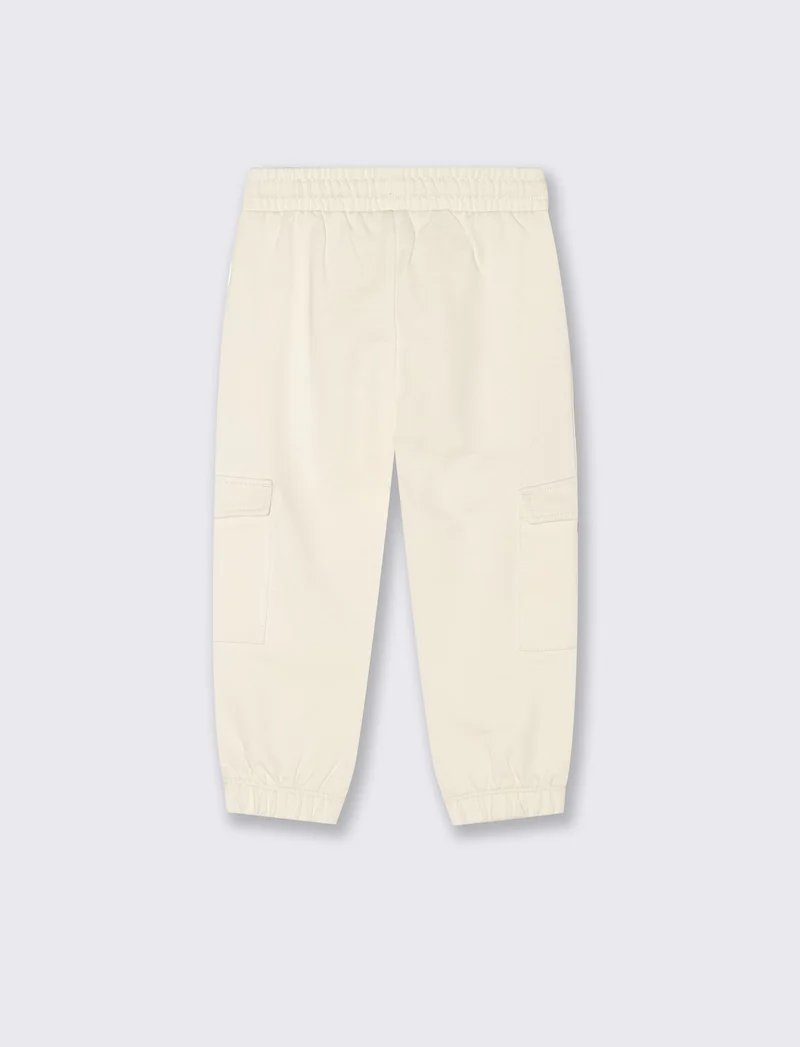 PANTALONI CON TASCONI - Beige