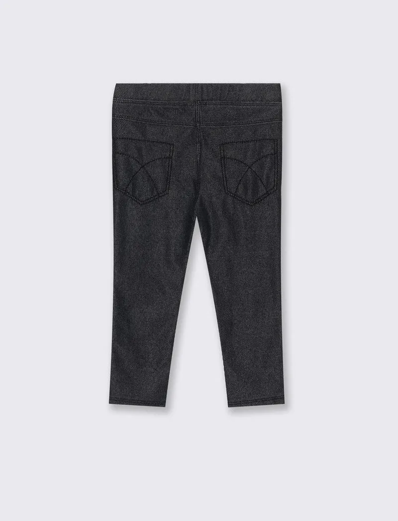 Leggings in cotone - Nero