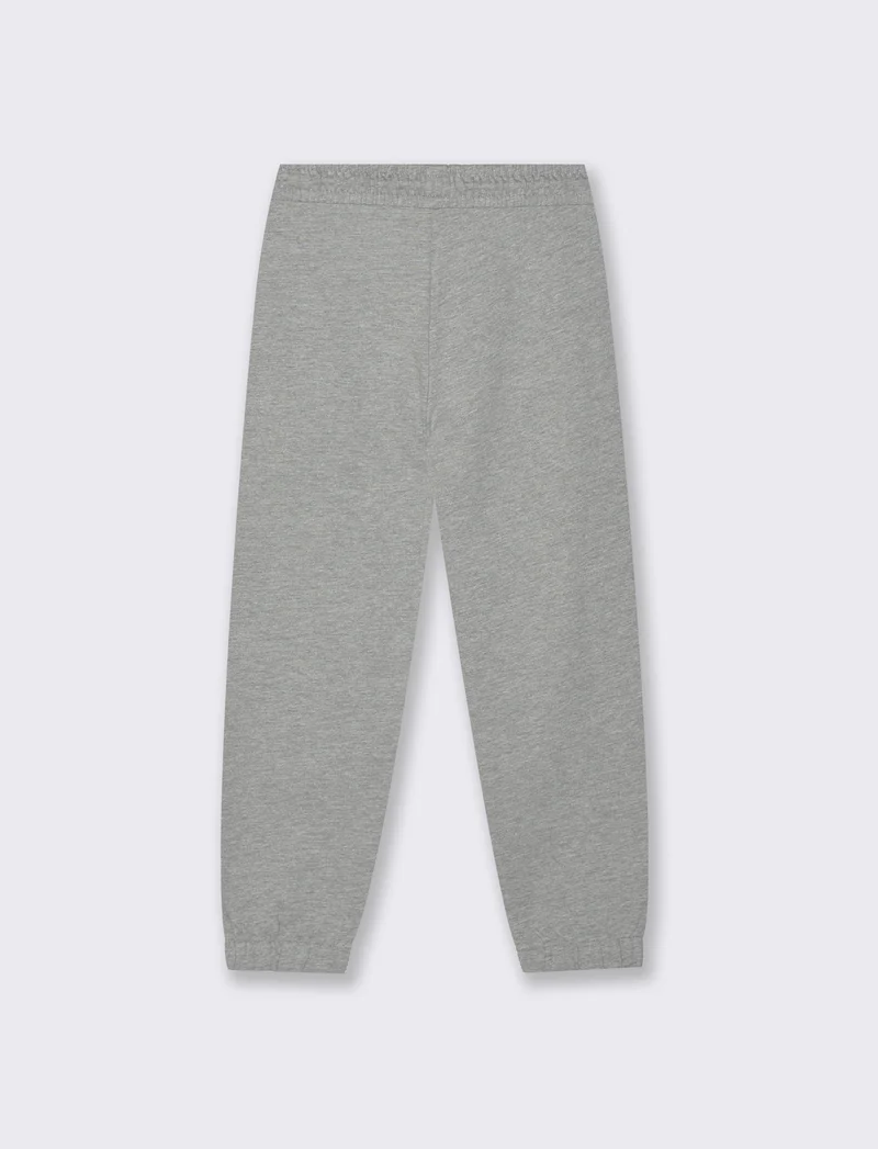 JOGGER in felpa - Grigio mel.