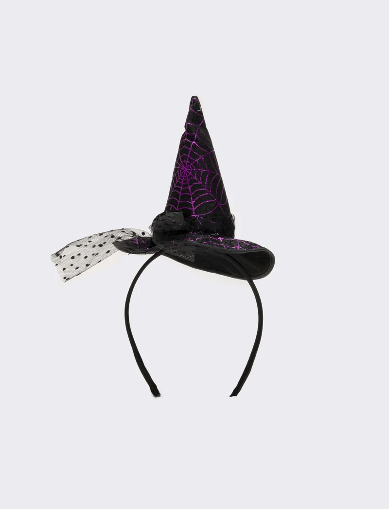 Cerchietto halloween bambina vari soggetti - Viola
