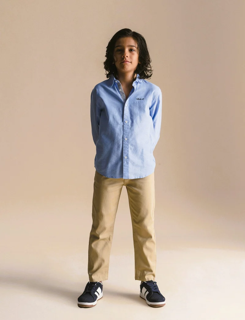PANTALONI CINQUE TASCHE - Beige