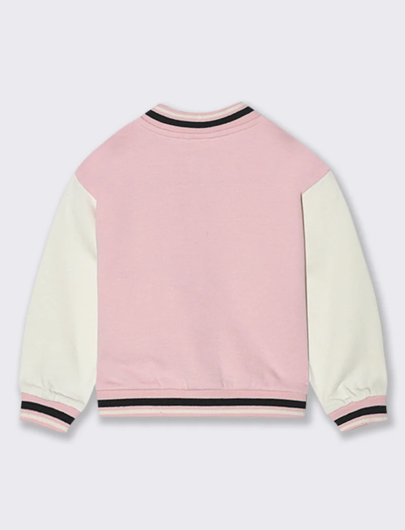 Giacca stile college - Rosa