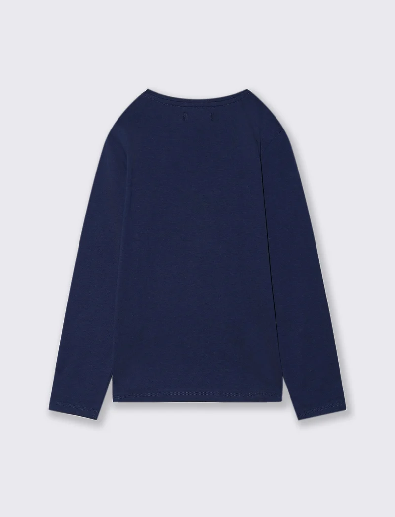 T-shirt maniche lunghe - Blu