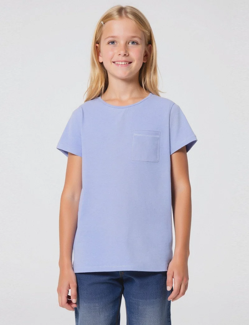 T-shirt mezza manica - Azzurro