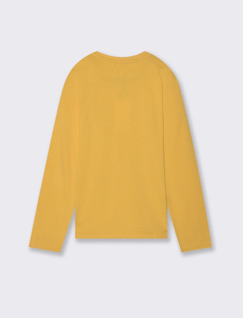 T-shirt in jersey con stampa. - Ocra