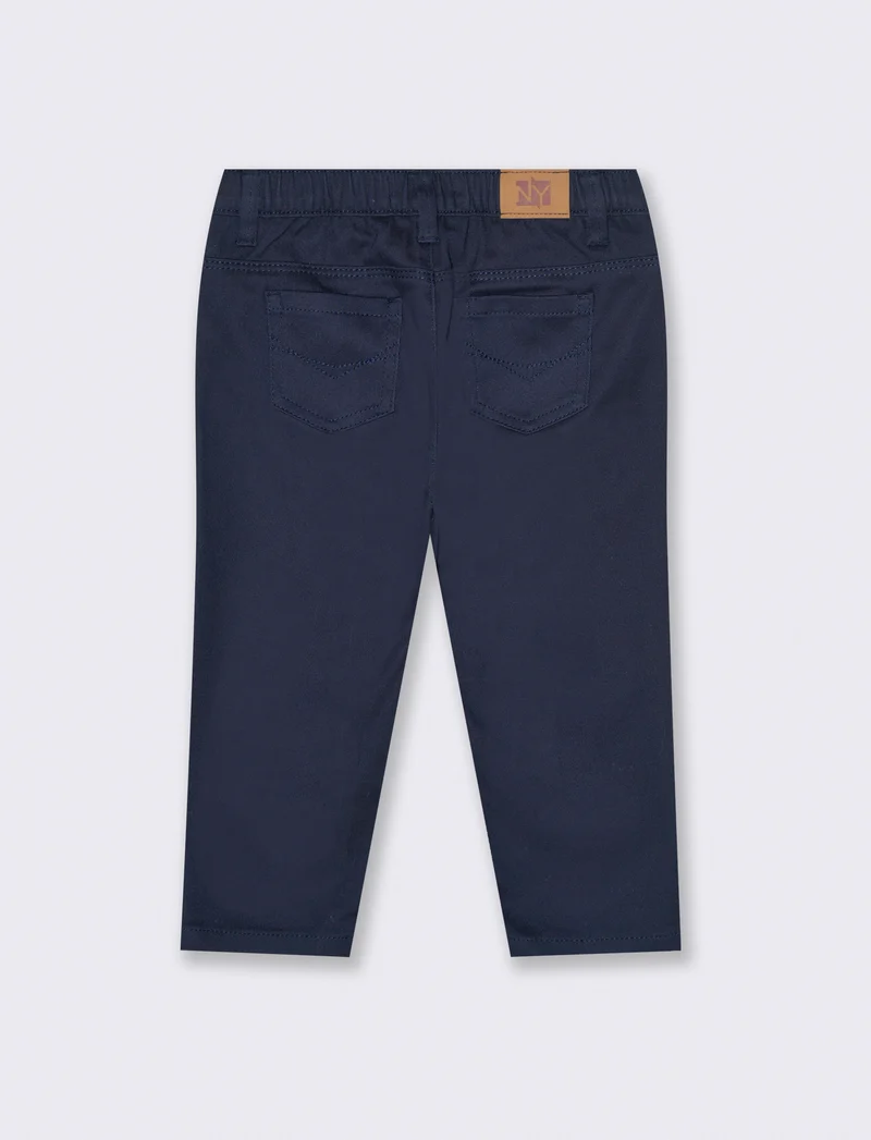 Pantaloni in twill - Blu