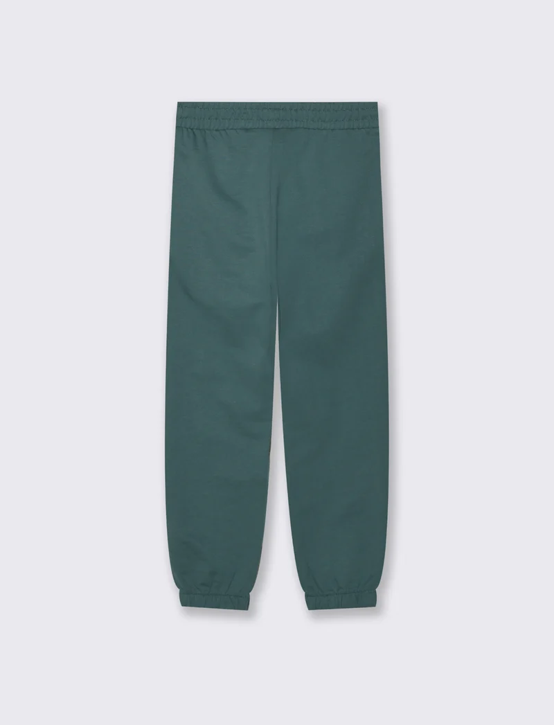 Pantaloni in felpa. - Verde