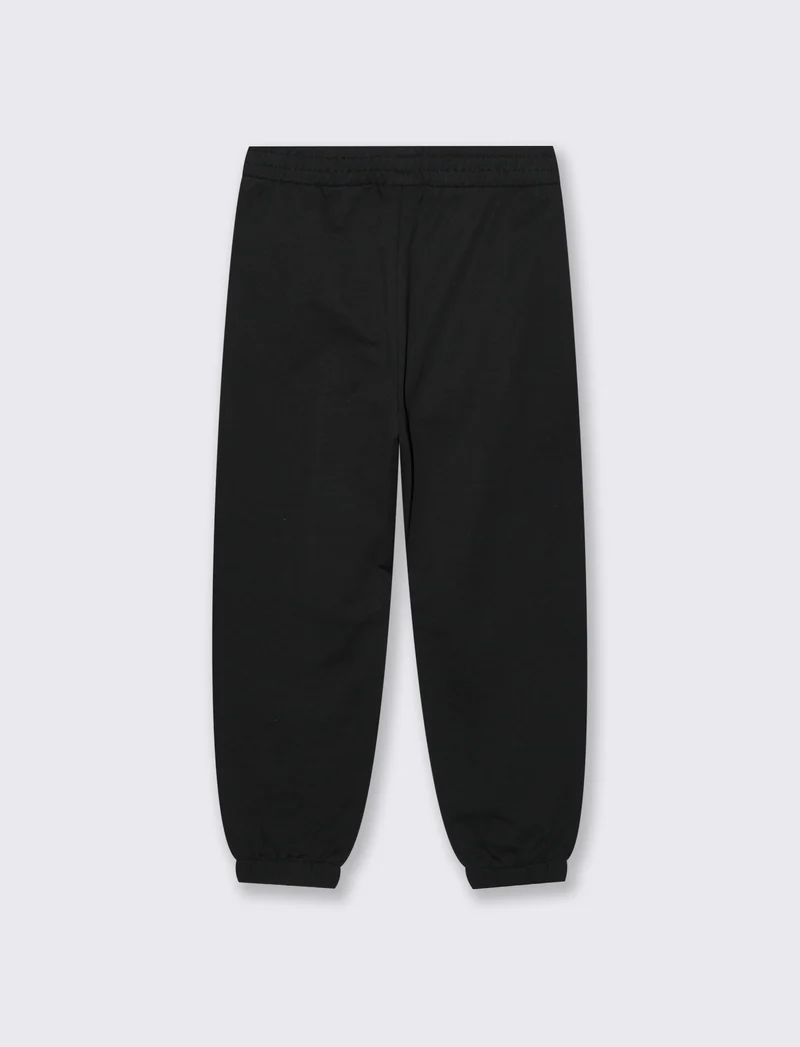 Pantaloni in felpa. - Nero