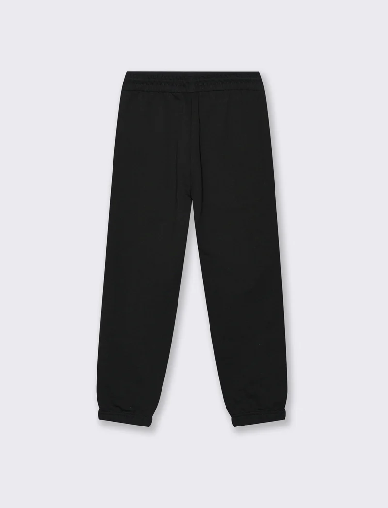 JOGGER in felpa - Nero