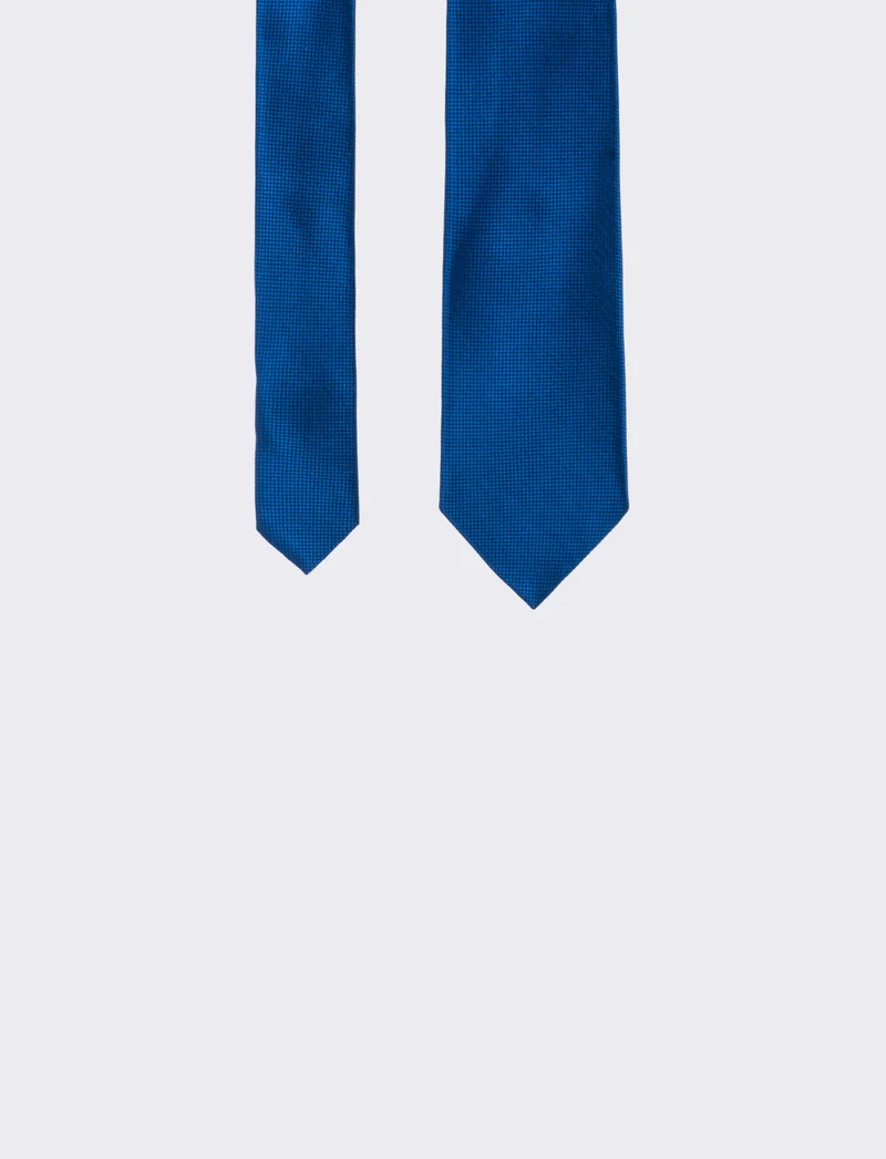 Cravatta uomo 7cm - Blu royal