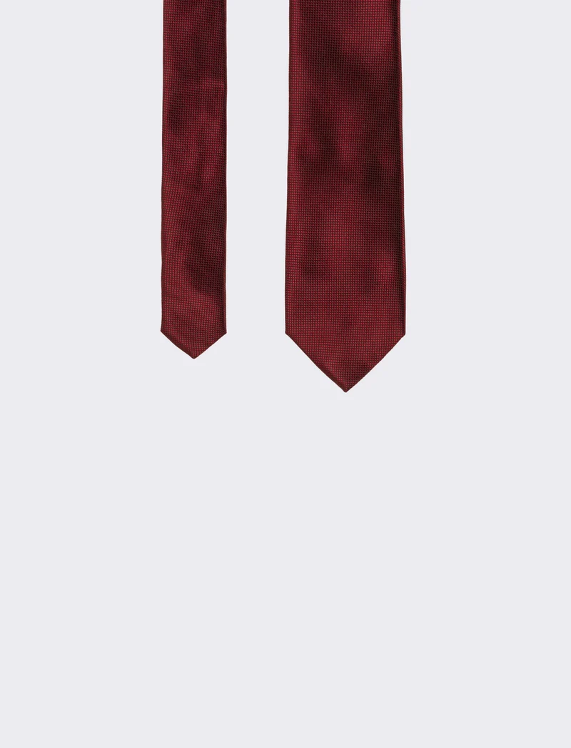 Cravatta uomo 7cm - Bordeaux