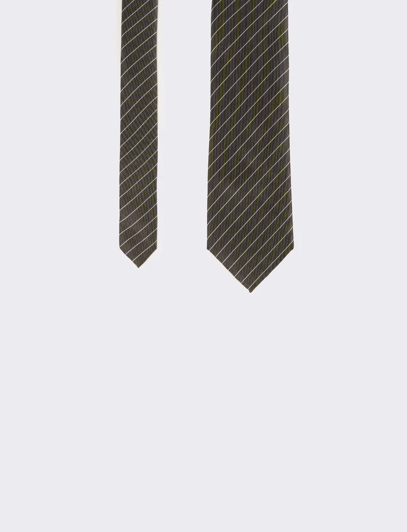 Cravatta uomo regimental - Grigio