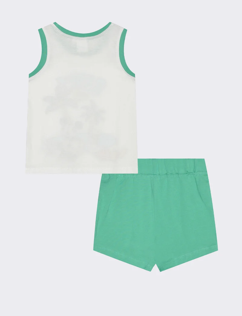 Completo con stampa Disney da neonato - Verde