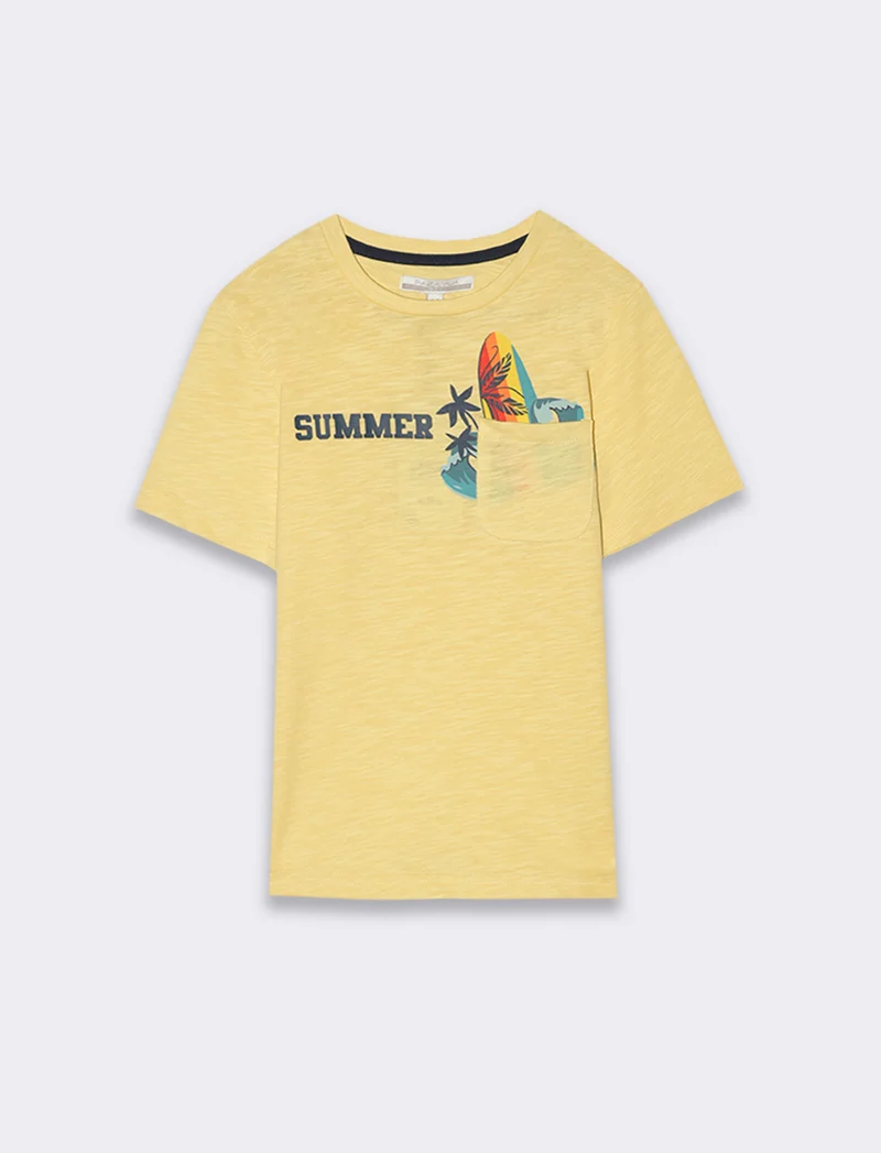 T-shirt da bambino - Giallo
