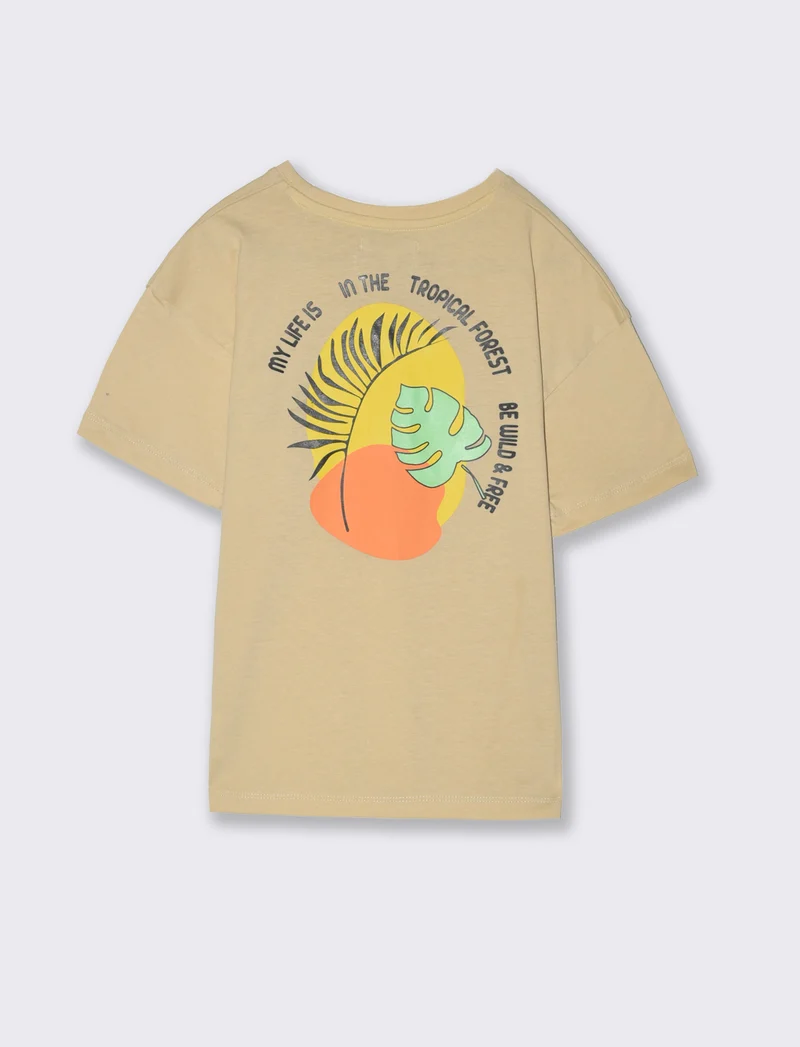 T-shirt LOOSE FIT da bambino - Beige