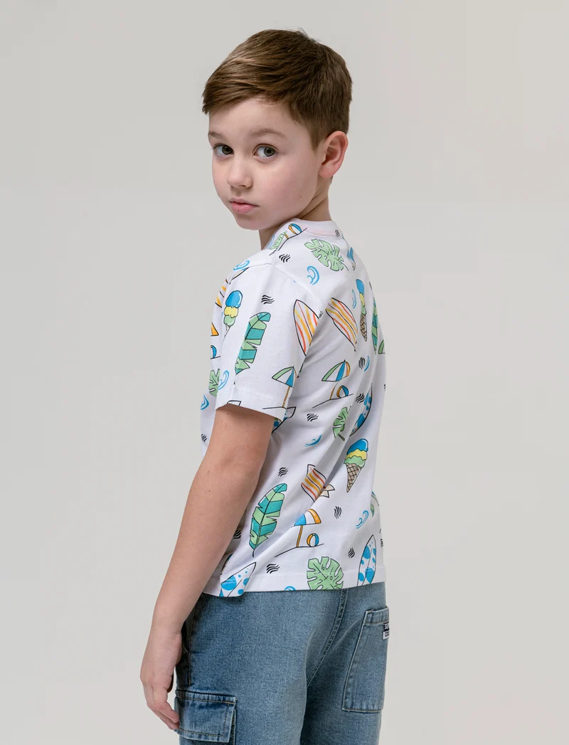 T-shirt stampata da bambino - Fantasia