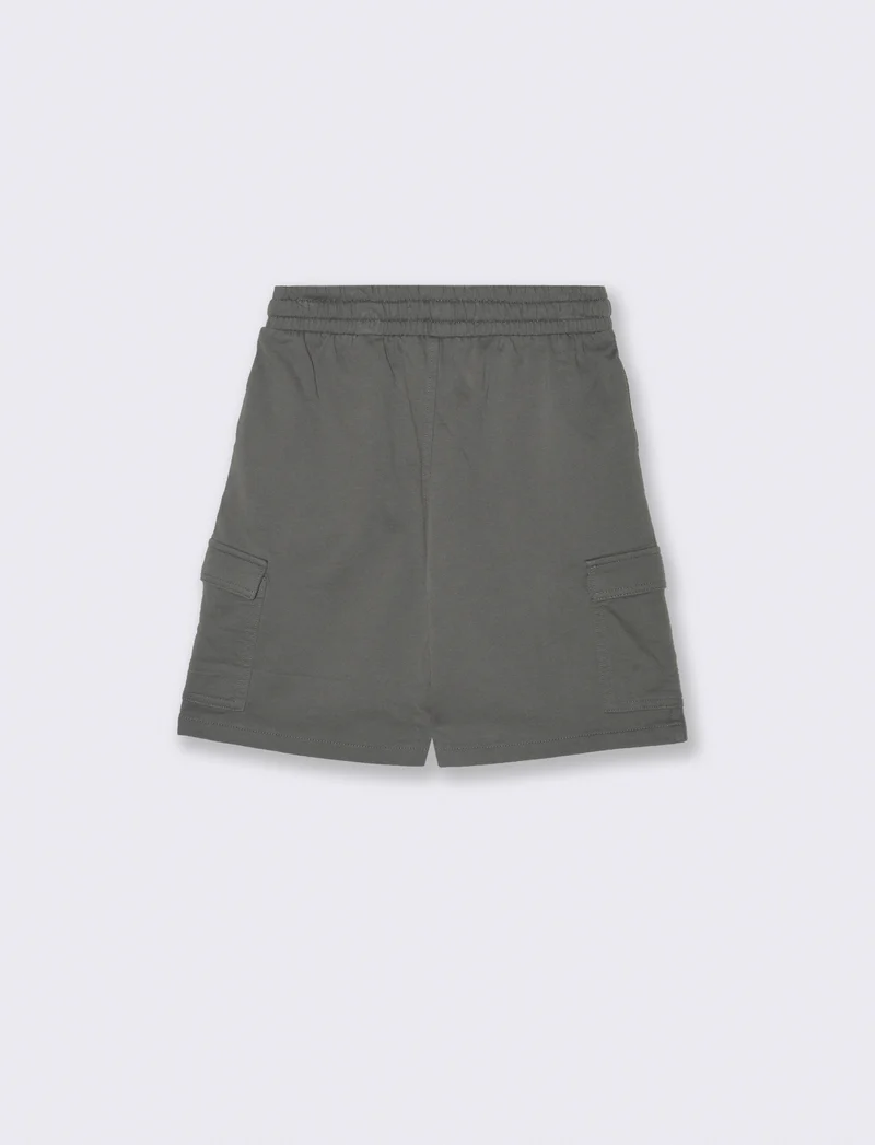 Bermuda con tasconi da bambino - Grigio piombo