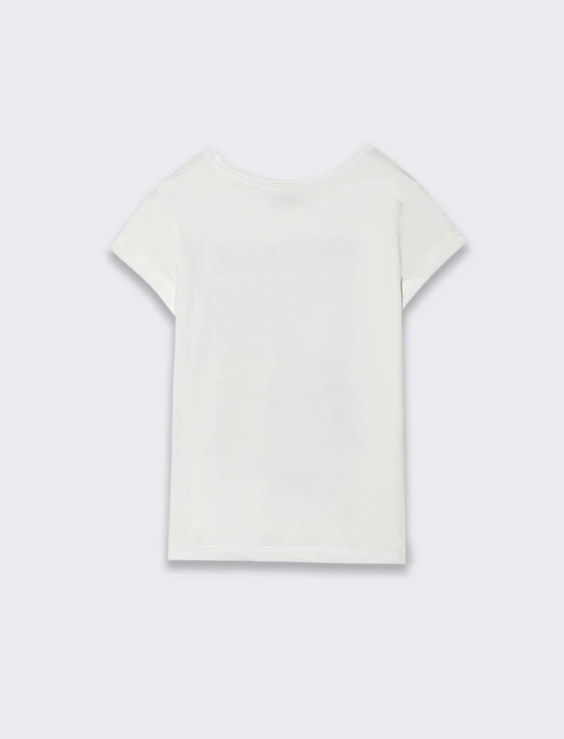 T-shirt Disney Ariel da bambina - Bianco