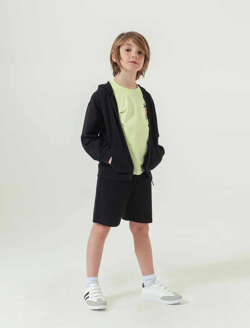 T-shirt patch gommati da bambino - Giallo
