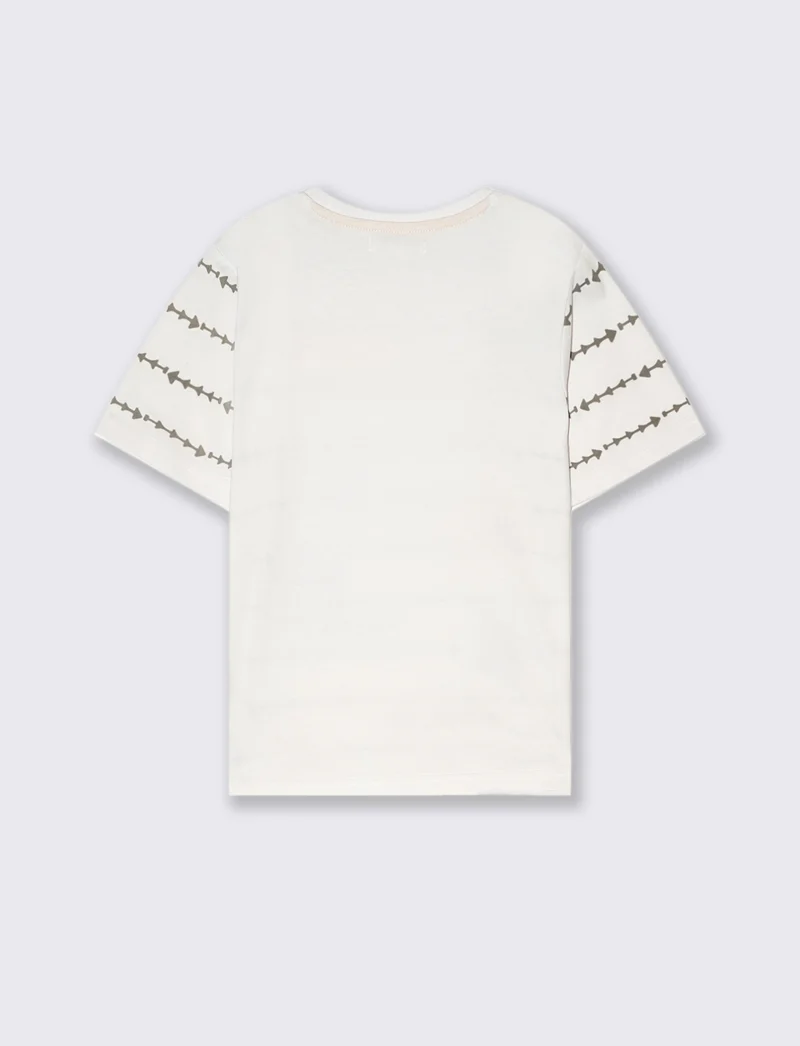T-shirt stampata da bambino - Bianco