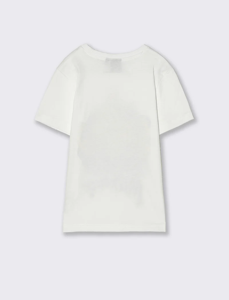 T-shirt Simpson da bambino - Bianco