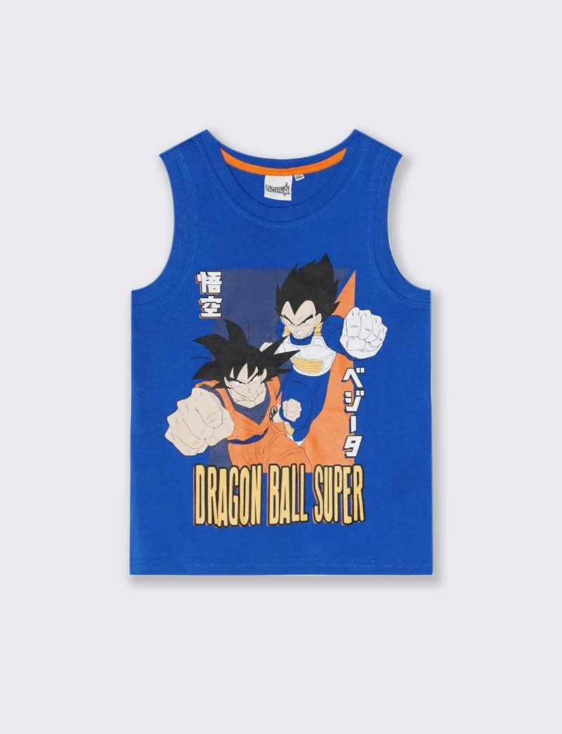 Canotta con personaggi da bambino - Blu cobalto