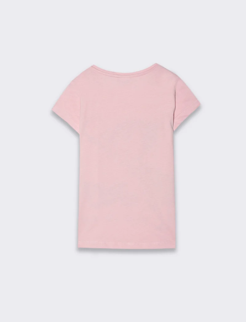 T-shirt Inside Out da bambina - Rosa