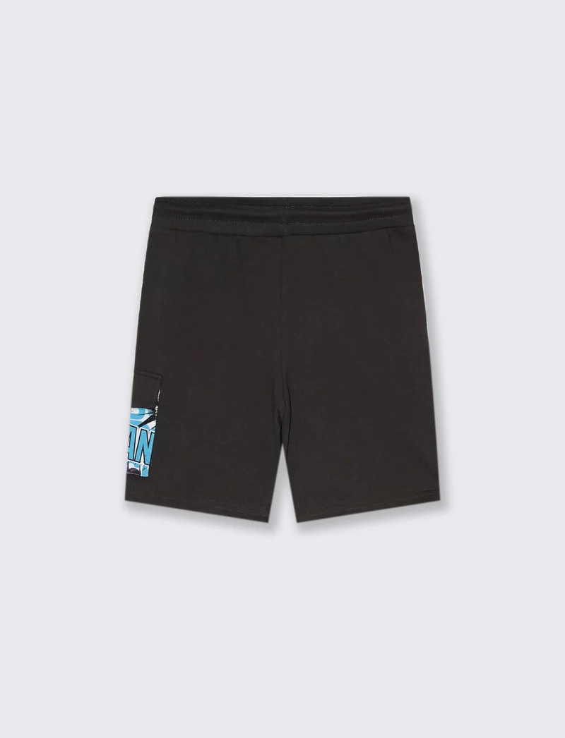 Bermuda in felpa Batman da bambino - Grigio piombo