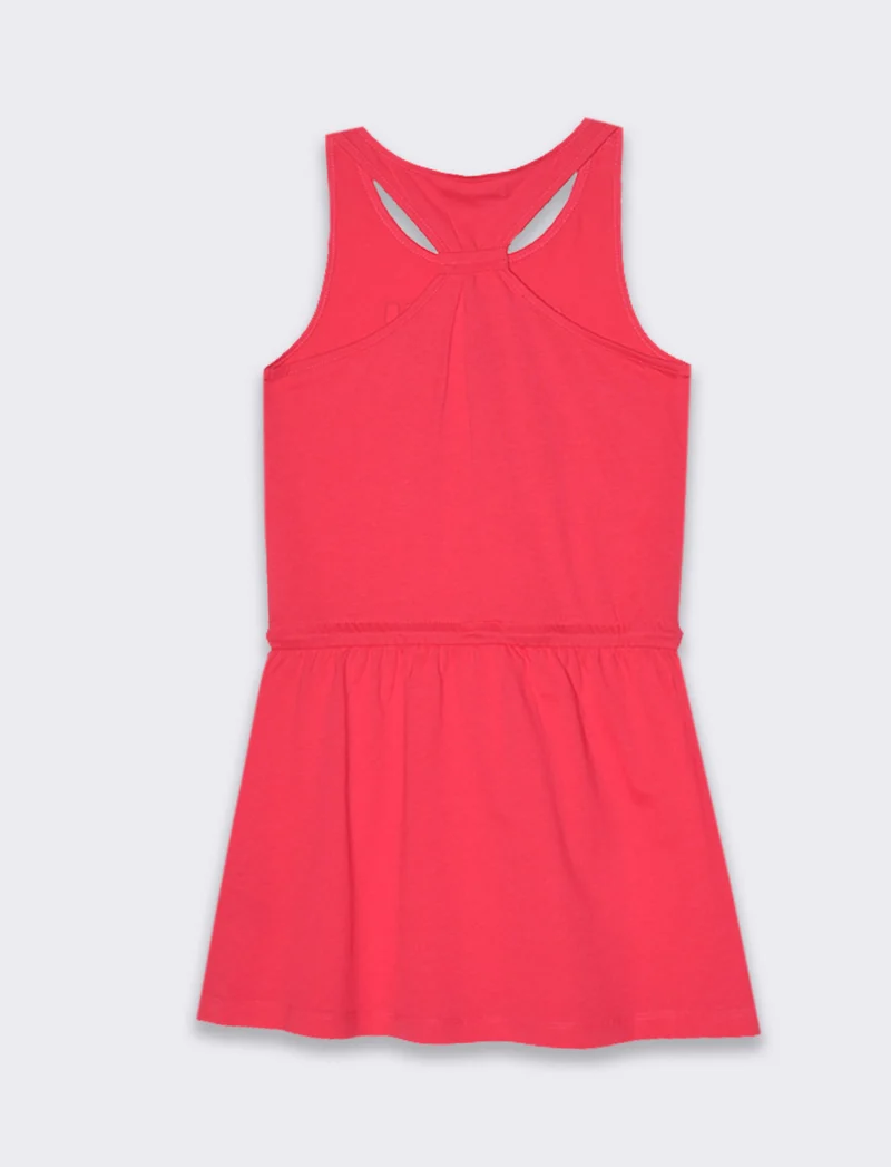 Vestito ampio da bambina - Fuxia