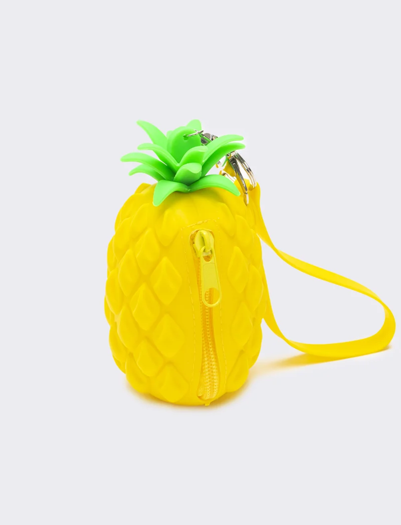 Portamonete bambina soft fruit - Bianco